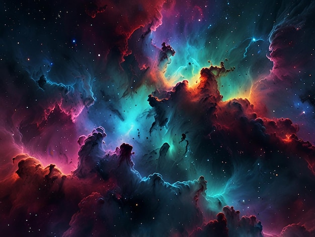 Photo ultra detailed nebula abstract wallpaper ai generative