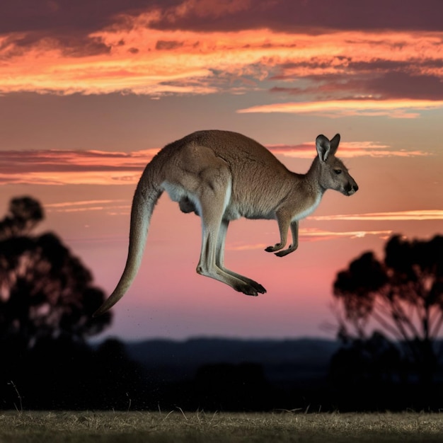 Photo vibrant kangaroo photographs jpg format