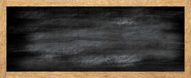 vintage chalk board texture with old vintage wooden frame.use for work about design