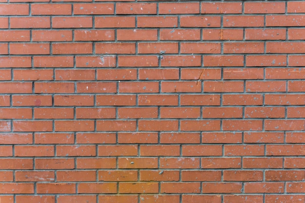 Wall of decorative stone. 