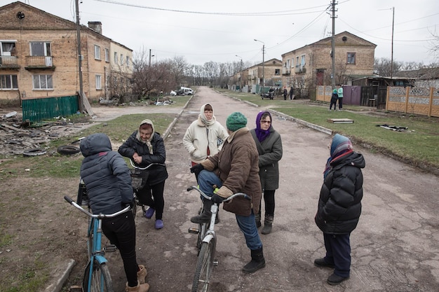 War in Ukraine Yahidne village Chernihiv region