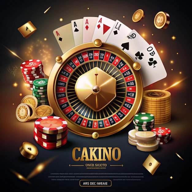 Photo website banner design online casino gambling