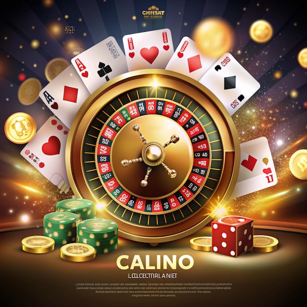 Photo website banner design online casino gambling