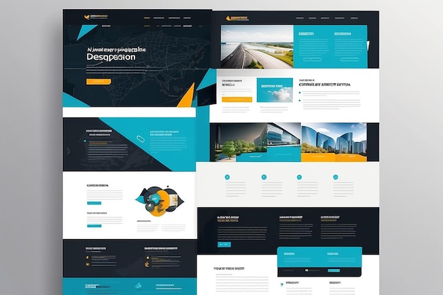 Website template design