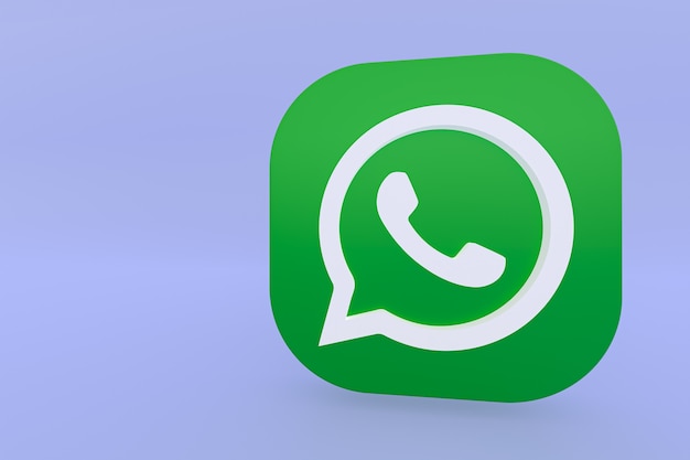 Whatsapp application green logo icon