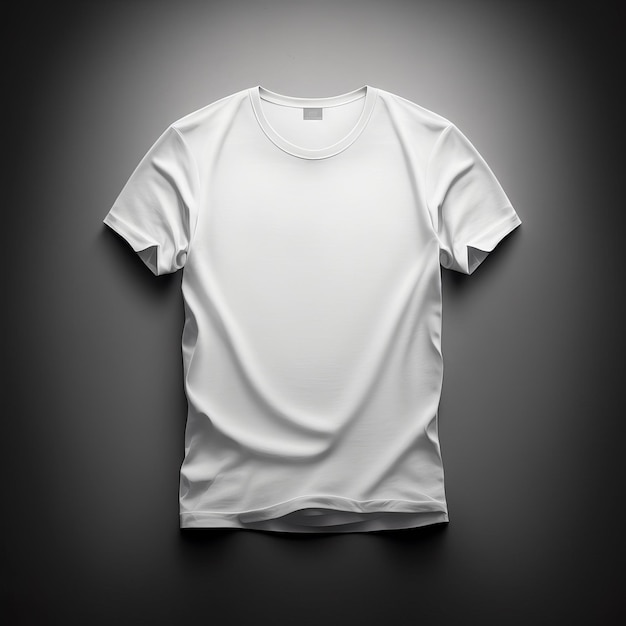 A white t shirt mockup template generative Ai