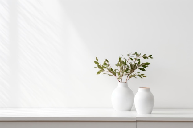 Photo windowsill plant white vase