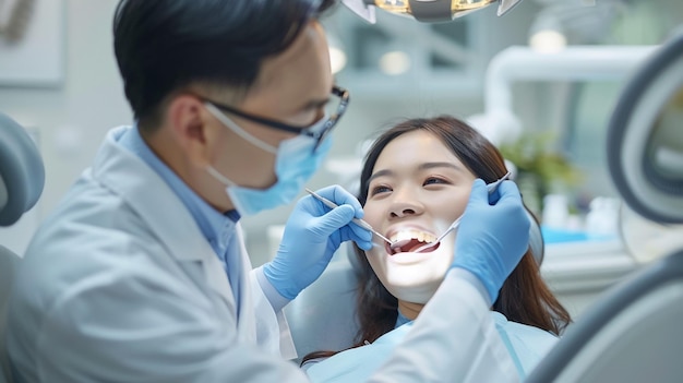 Foto una donna si sta mettendo un dentifricio sulla faccia