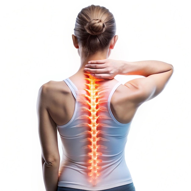 woman with back and neck pain professional medical