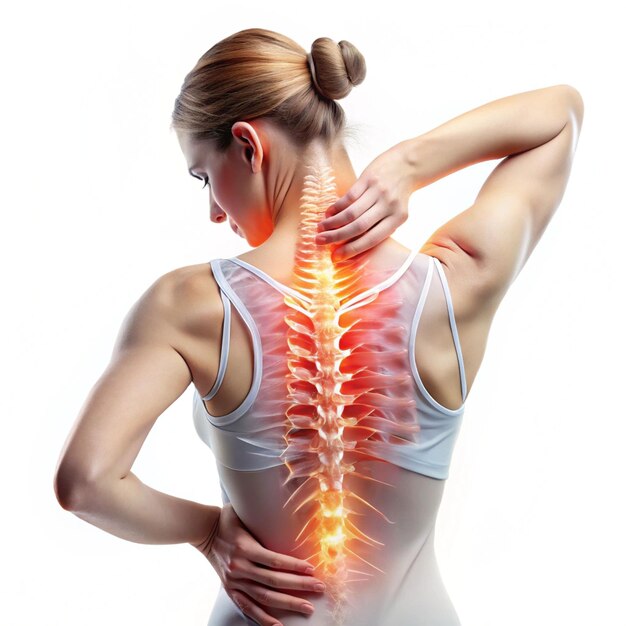 woman with back and neck pain professional medical