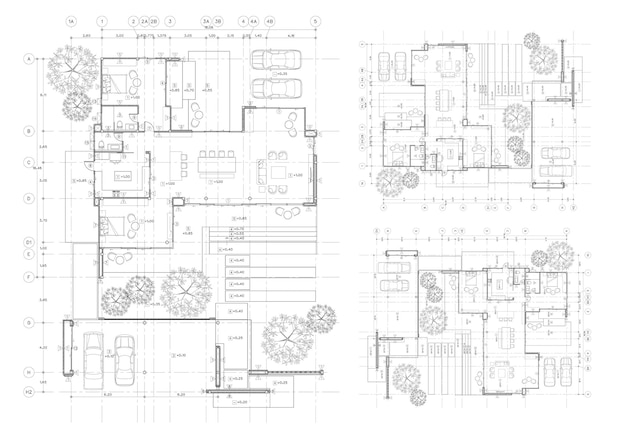 Photo write a blueprint architecture for building