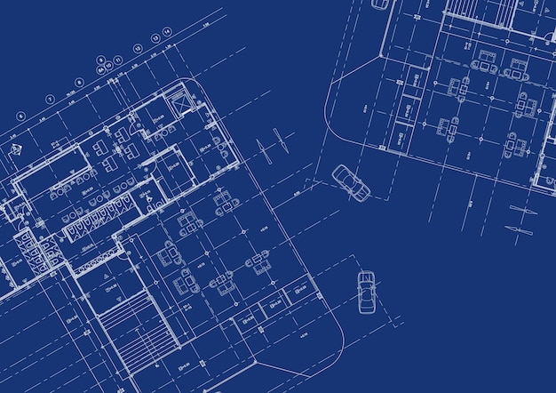 Photo write a blueprint architecture for building