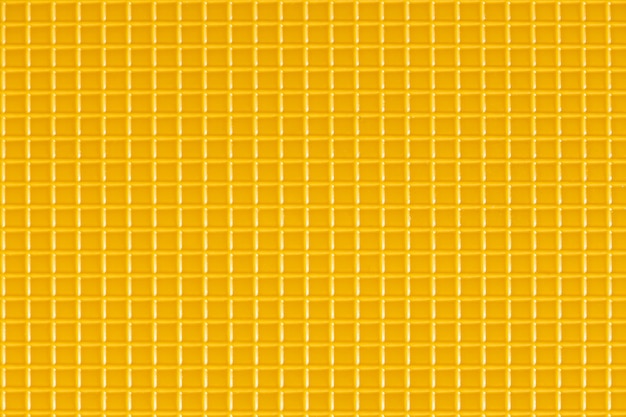 Yellow plastic checkered pattern