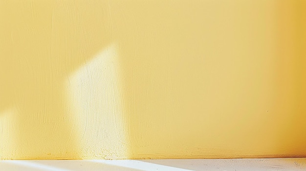 Photo yellow textured wall background