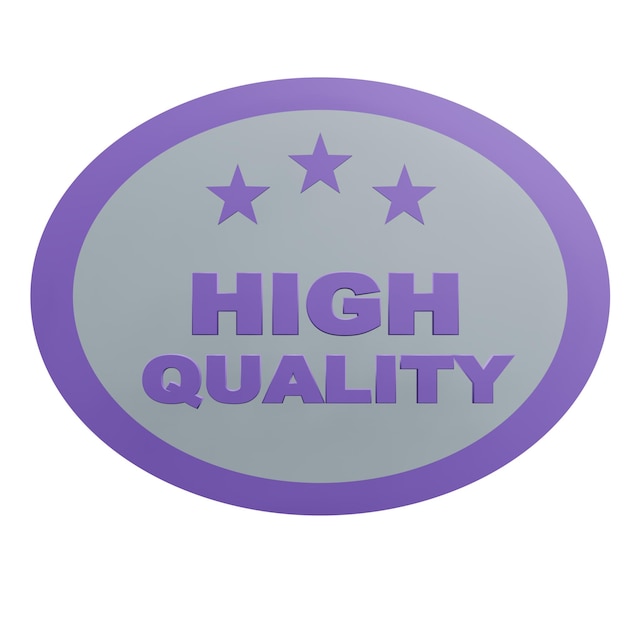 PSD 3 d illustration of high quality icon