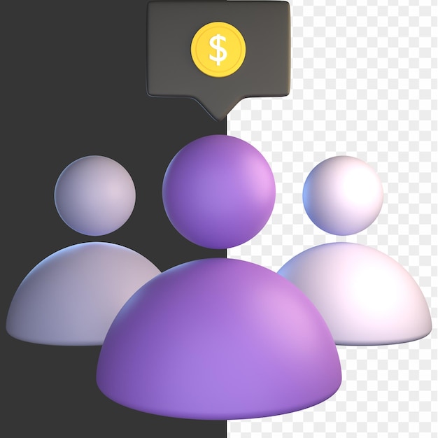 3D Business Icon