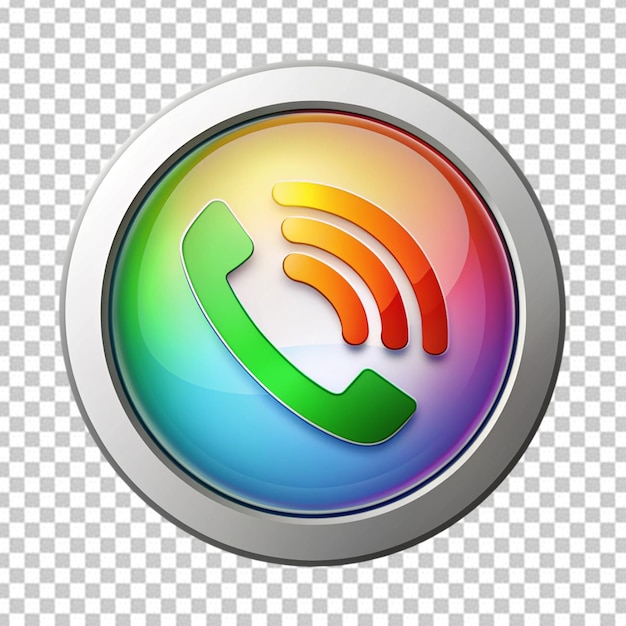 PSD 3d call icon