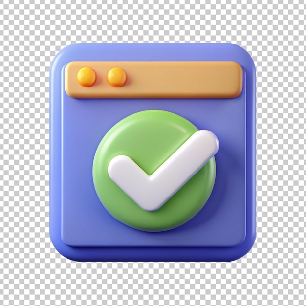 3d checklist indicates pending and completed tasks