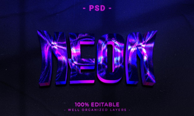 3d editable text effect style with background