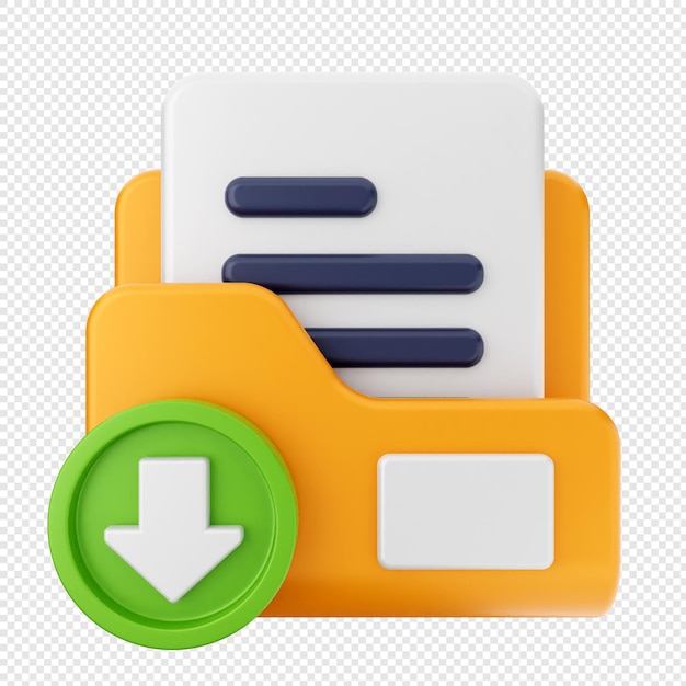 3D Folder file document