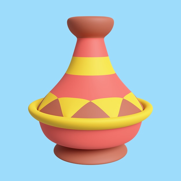 3d icon for cuisine with container