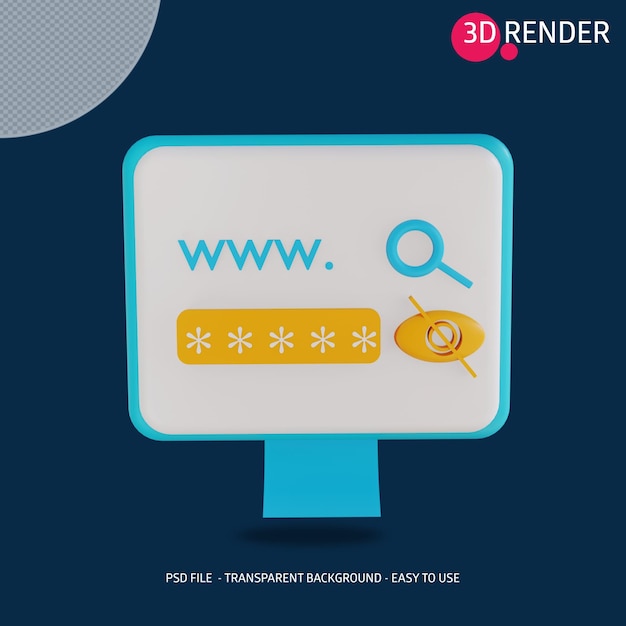 3D icon domain