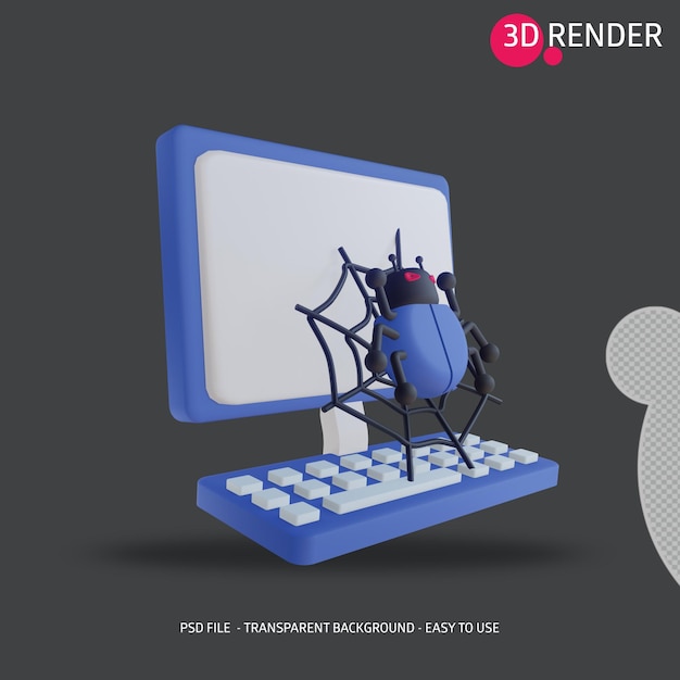 PSD 3d icon malware