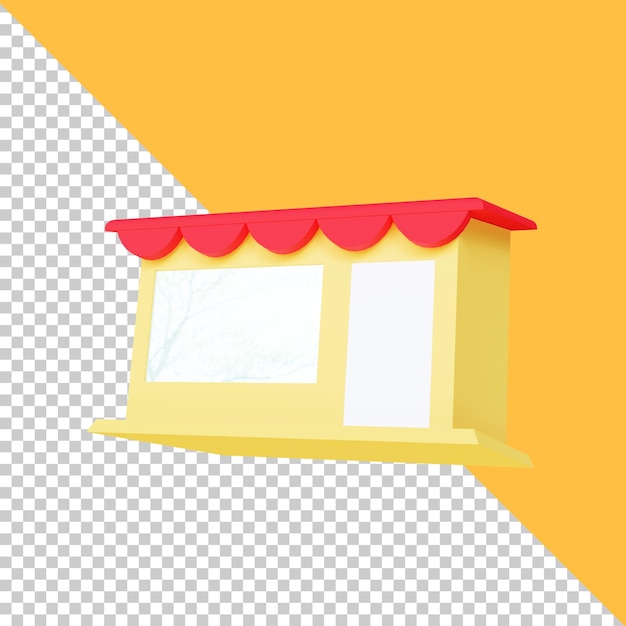 3D icon Shopping isolated on the wihte background