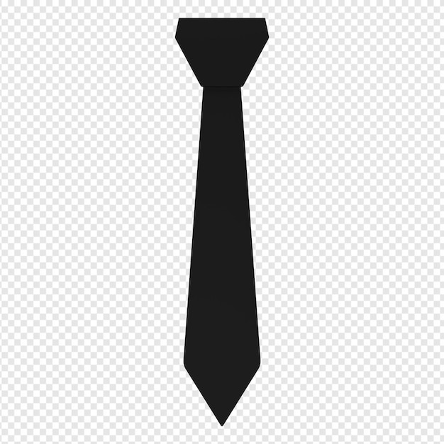 3d isolated render of tie icon psd