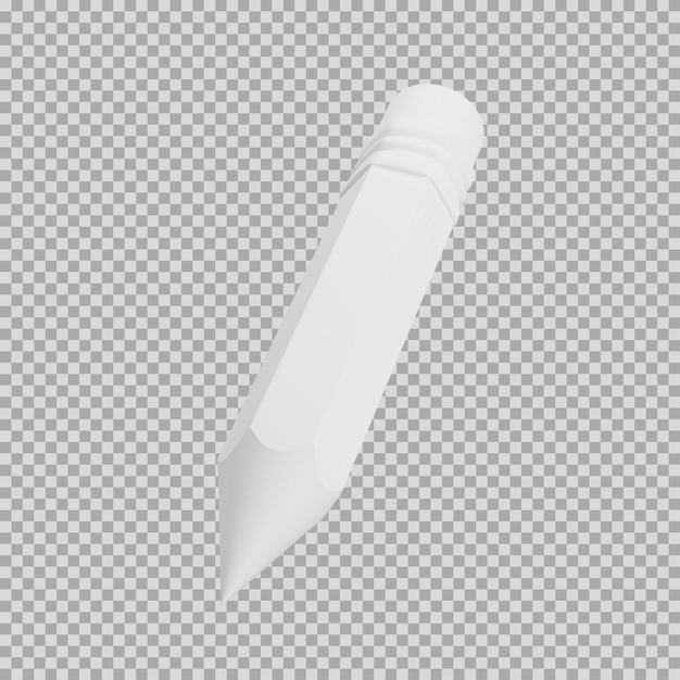 PSD 3d pencil dynamic clay icon