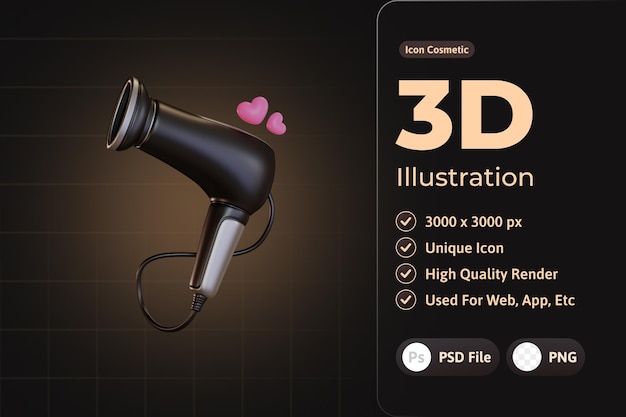 3D-pictogram cosmetische luxe,