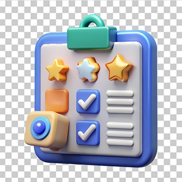 PSD 3d planning concept project plan level up concept productivity solution icon task management check list efficient work fast progress business and organization concept vector in 3d style