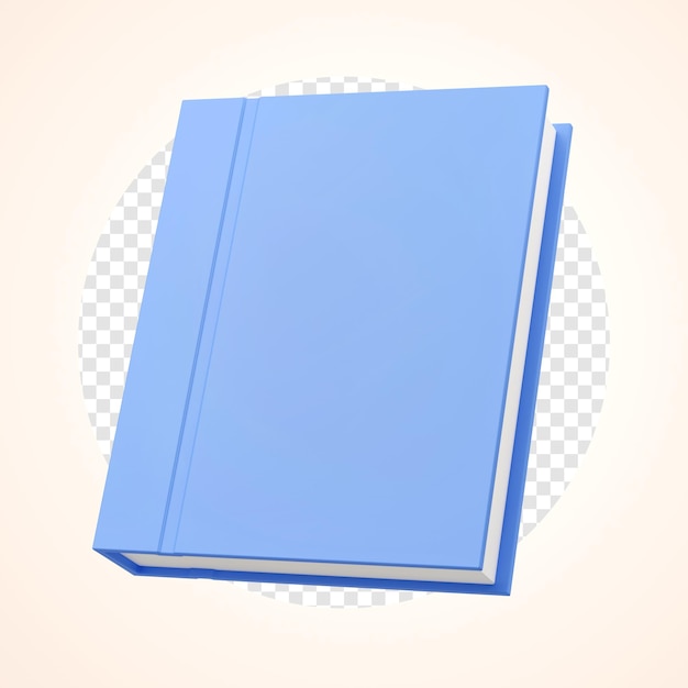 3d render of a book