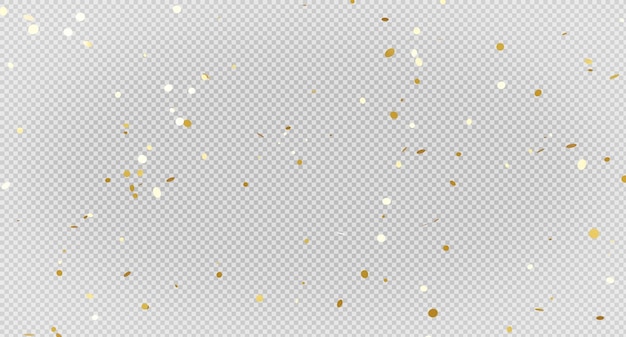 PSD 3d render van gouden confetti met vliegen