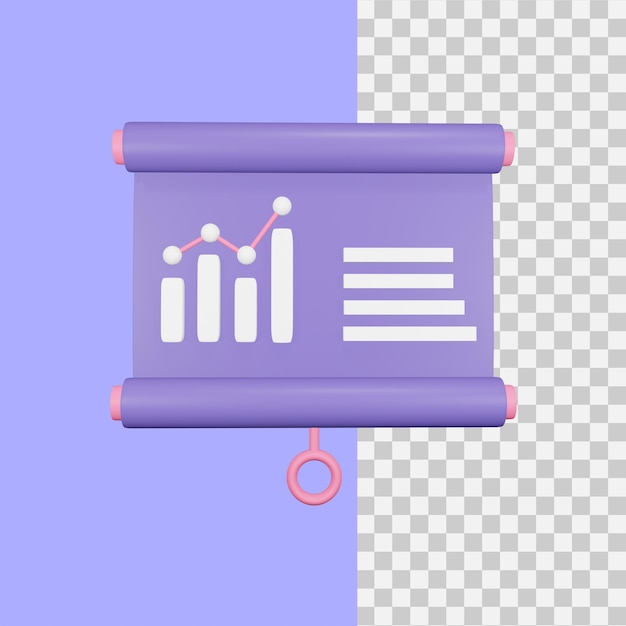 3d rendering presentation icon