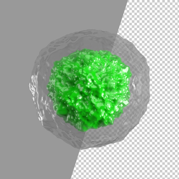 3d rendering of virus