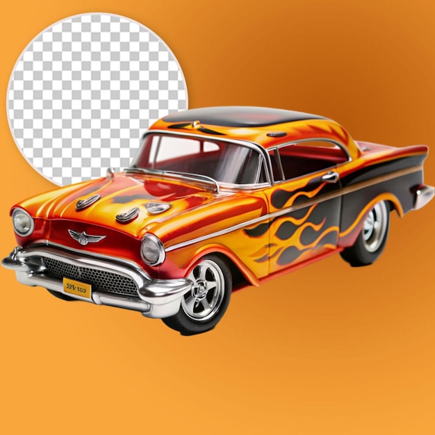 PSD 57 chevy hot wheels flames