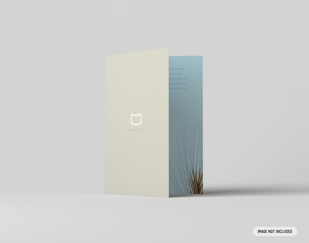 A4 bifold brochure mockup