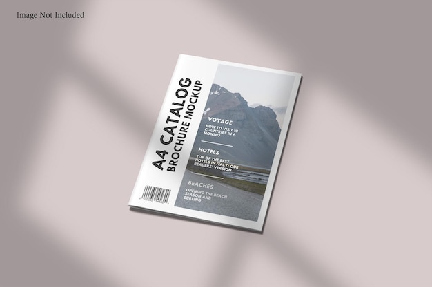 A4 catalog brochure mockup