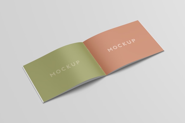 A4 Landscape Brochure/ Magazine Mockup