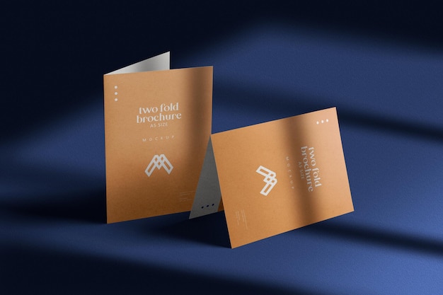 A5 TwoFold Brochure Mockup