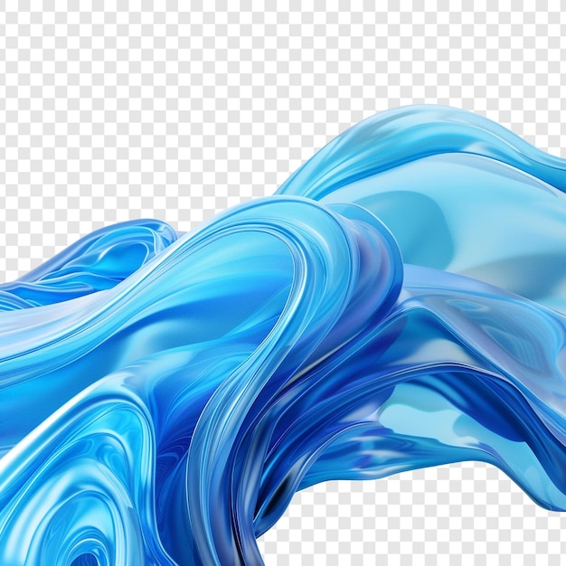 PSD abstract blue wave