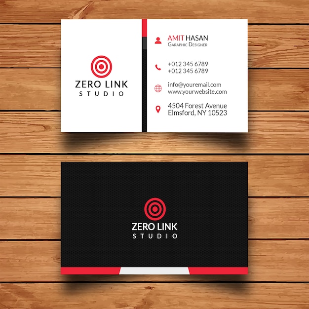 Abstract Business card 