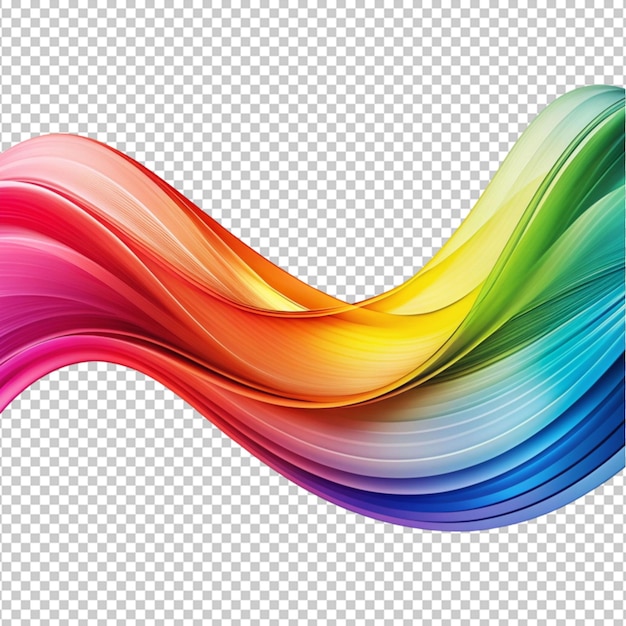 PSD abstract colorful wave