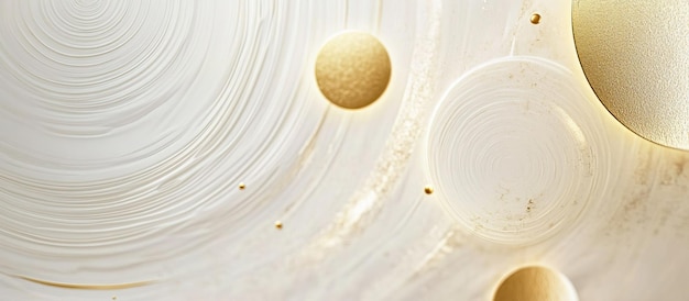 PSD abstract golden circles