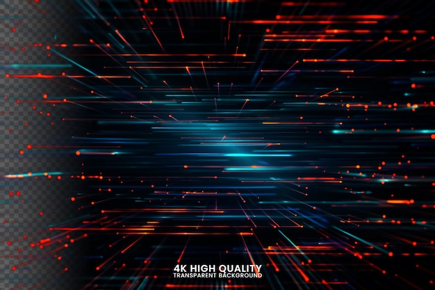 PSD abstract high technology data effect on a black background