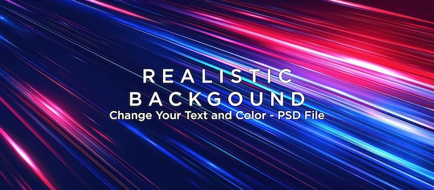 PSD abstract neon lights background