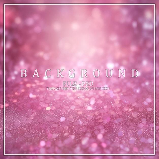 PSD abstract pink glitter background