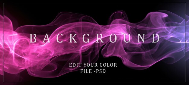 PSD abstract pink and purple smoke