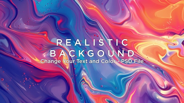 PSD abstract swirling liquid colors